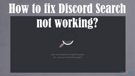 how to fix discord search.